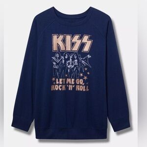 Torrid Classic Fit “Kiss” Sweatshirt NWT